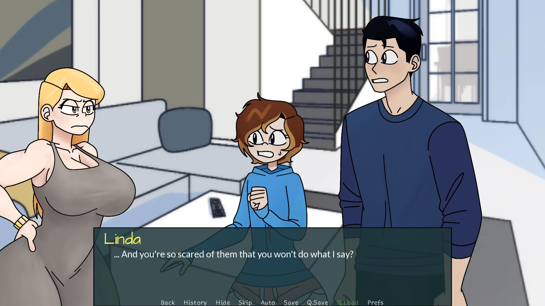 LockDown Dom gameplay screenshot 7 (Ren'Py adult game) by Down Bad Smut Games – free download
