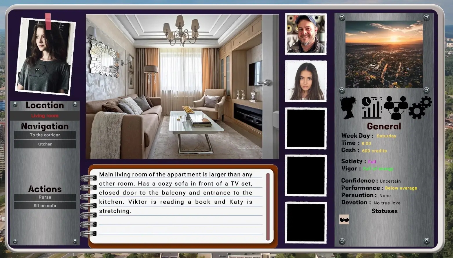 Devotion gameplay screenshot 1 (Unity adult game) by Shellheart Awe Games – free download