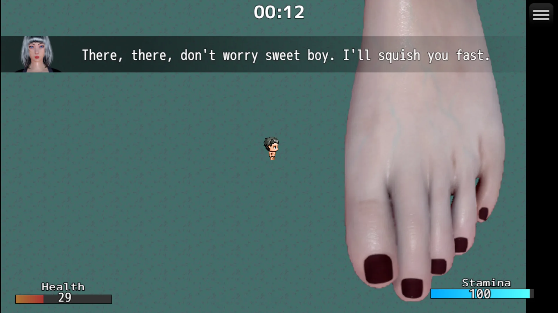Sizeplay gameplay screenshot 4 (RPGM adult game) by SizeMage – free download