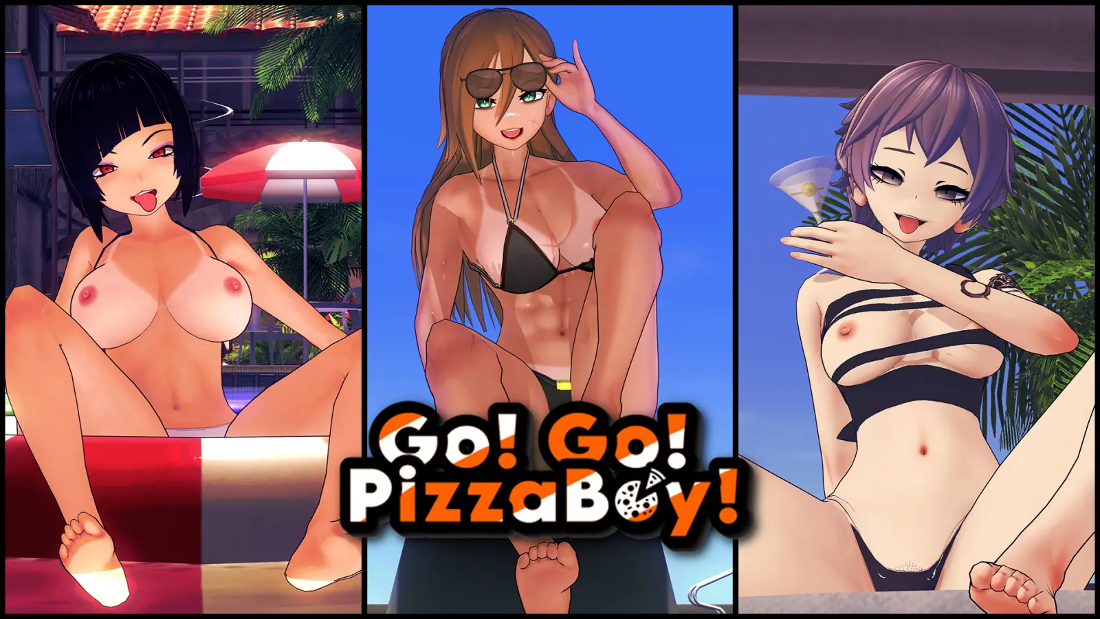Go!Go!PizzaBoy! cover 0.2.1 – Ren'Py adult game by Spicy Well Studio free download
