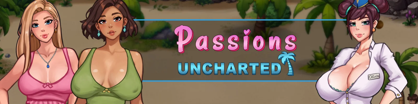 Passions Uncharted cover 0.11.0 – RPGM adult game by LustyPix free download