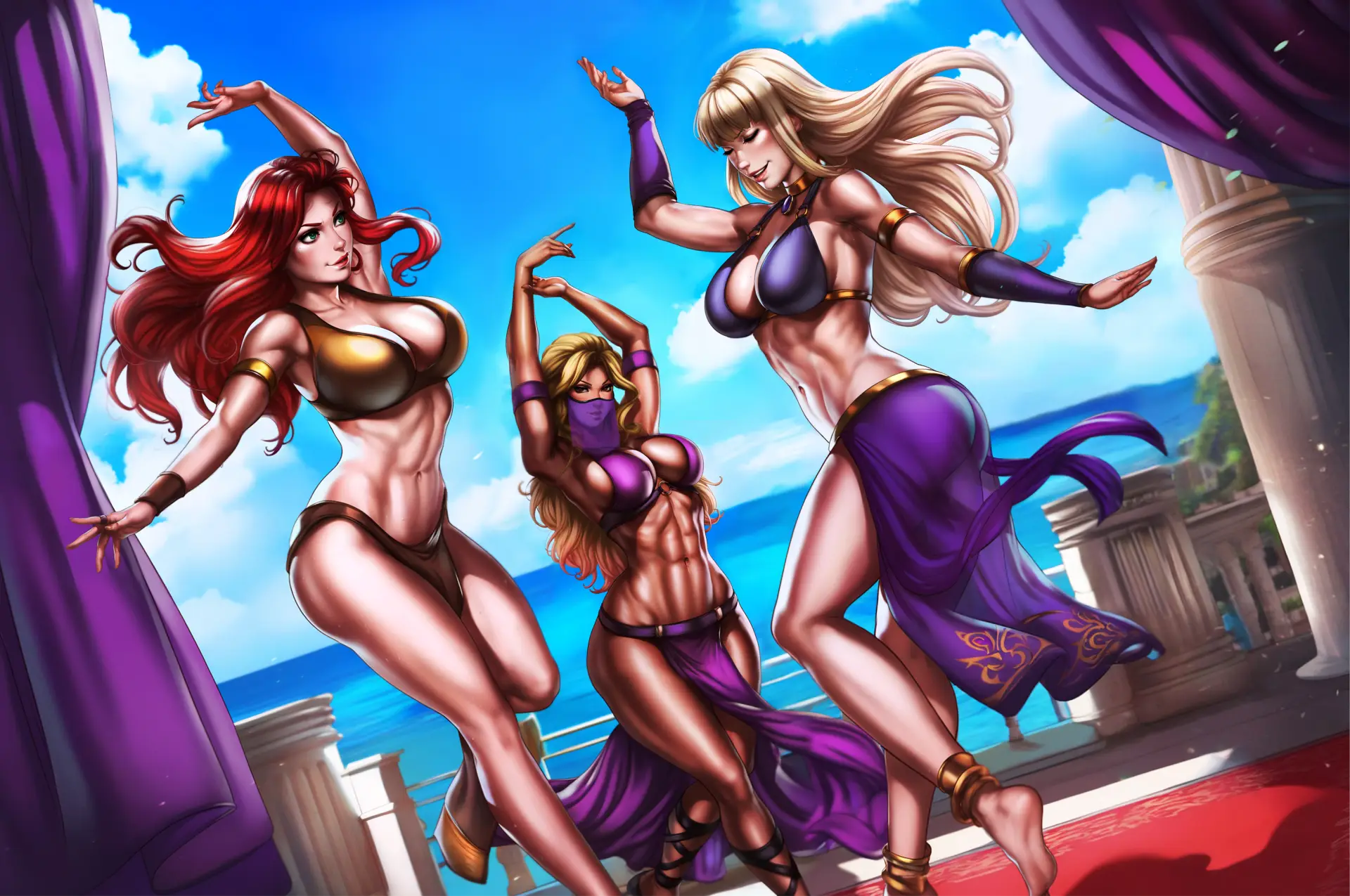 The fall of Themyscira gameplay screenshot 3 (Ren'Py adult game) by _dit – free download