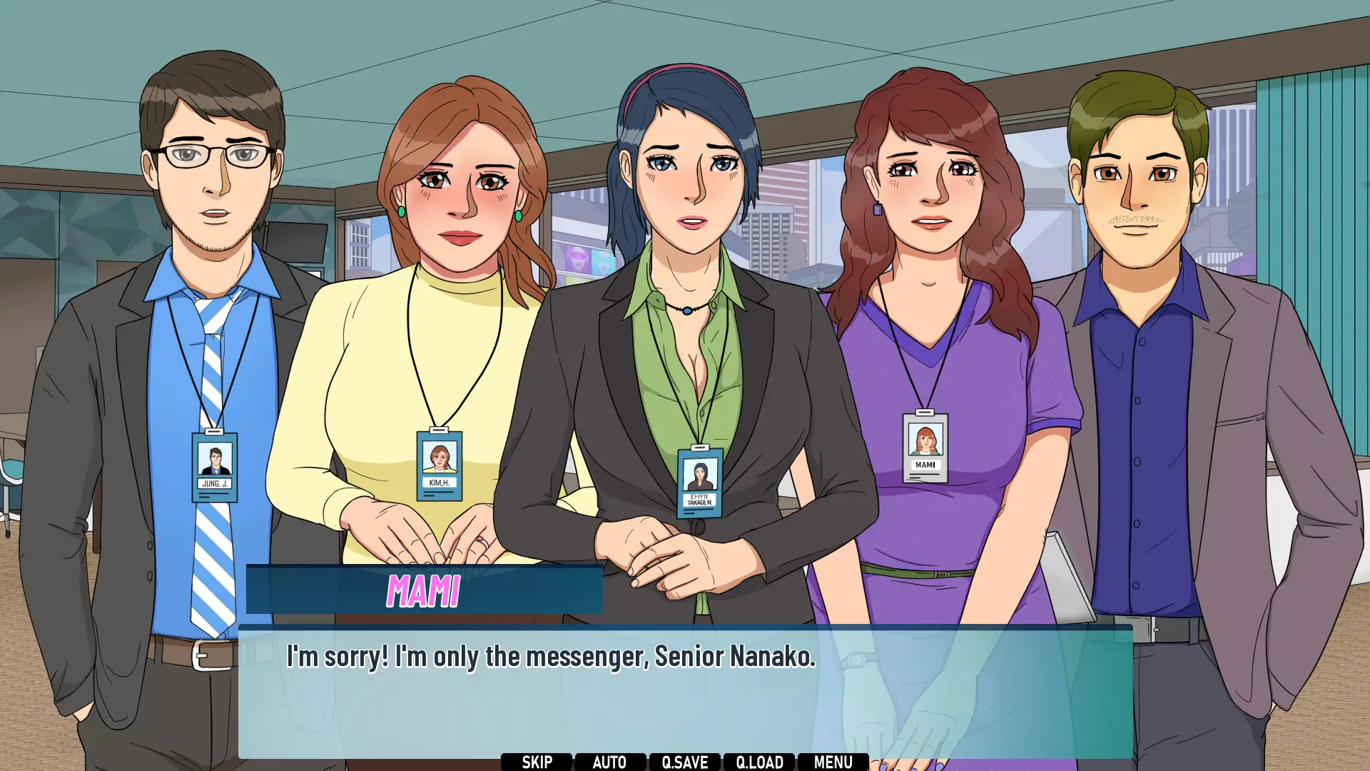 Office Rivals gameplay screenshot 11 (Ren'Py adult game) by ParkedHearts – free download