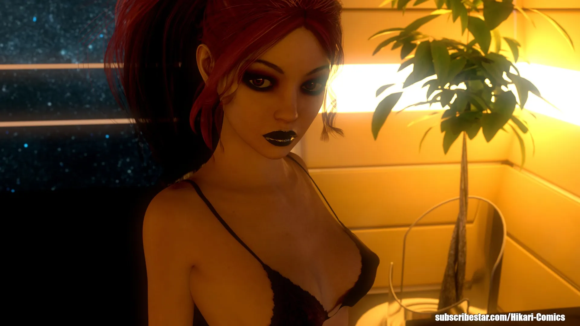 Hikari: First Interlude gameplay screenshot 8 (Ren'Py adult game) by Hikari Comics – free download