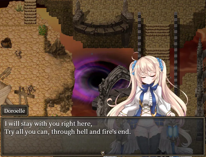The Shimmering Horizon and Cursed Blacksmith gameplay screenshot 4 (Others adult game) by Ason – free download