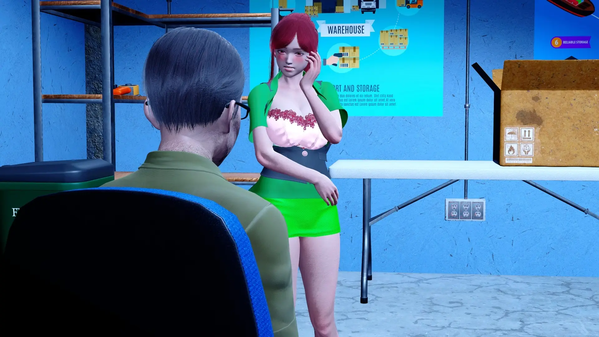 Out of Puberty: Reimagined gameplay screenshot 3 (Ren'Py adult game) by FluffyStudio – free download