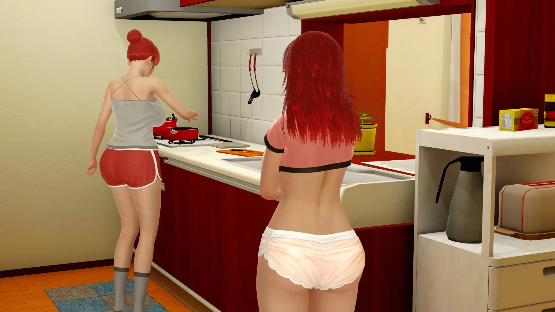 Out of Puberty: Reimagined gameplay screenshot 1 (Ren'Py adult game) by FluffyStudio – free download
