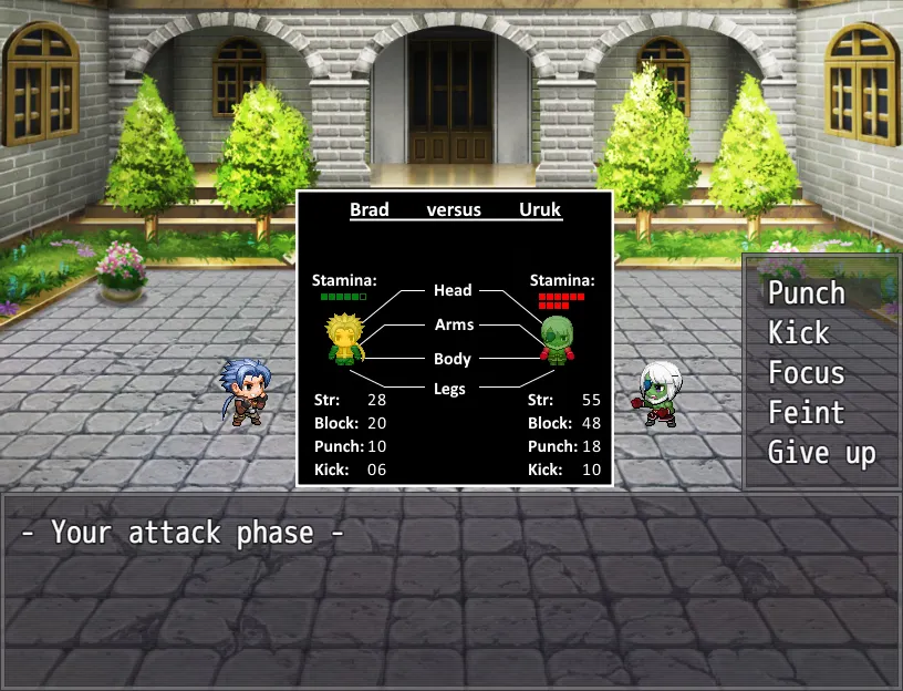 Renryuu: Ascension gameplay screenshot 1 (RPGM adult game) by Naughty Netherpunch Subscibestar – free download