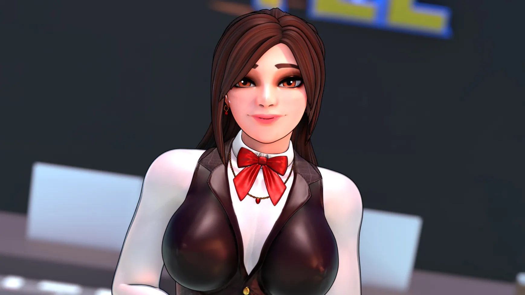 Kandy Grant Hotel gameplay screenshot 2 (Ren'Py adult game) by KandyClub – free download