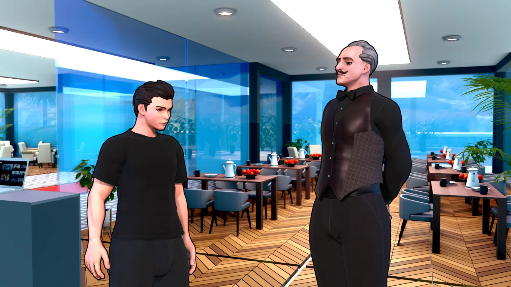 Kandy Grant Hotel gameplay screenshot 15 (Ren'Py adult game) by KandyClub – free download