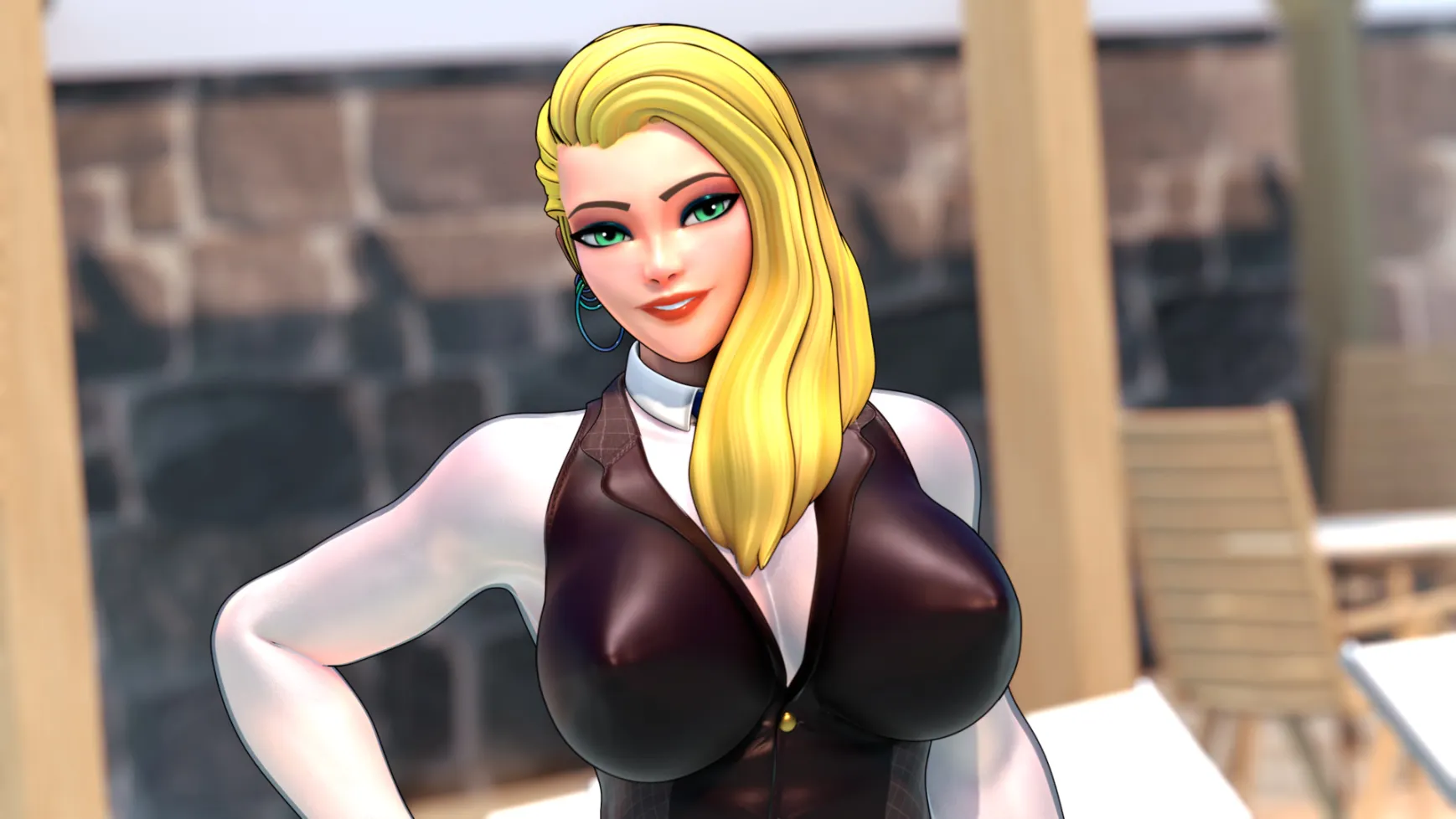 Kandy Grant Hotel gameplay screenshot 8 (Ren'Py adult game) by KandyClub – free download