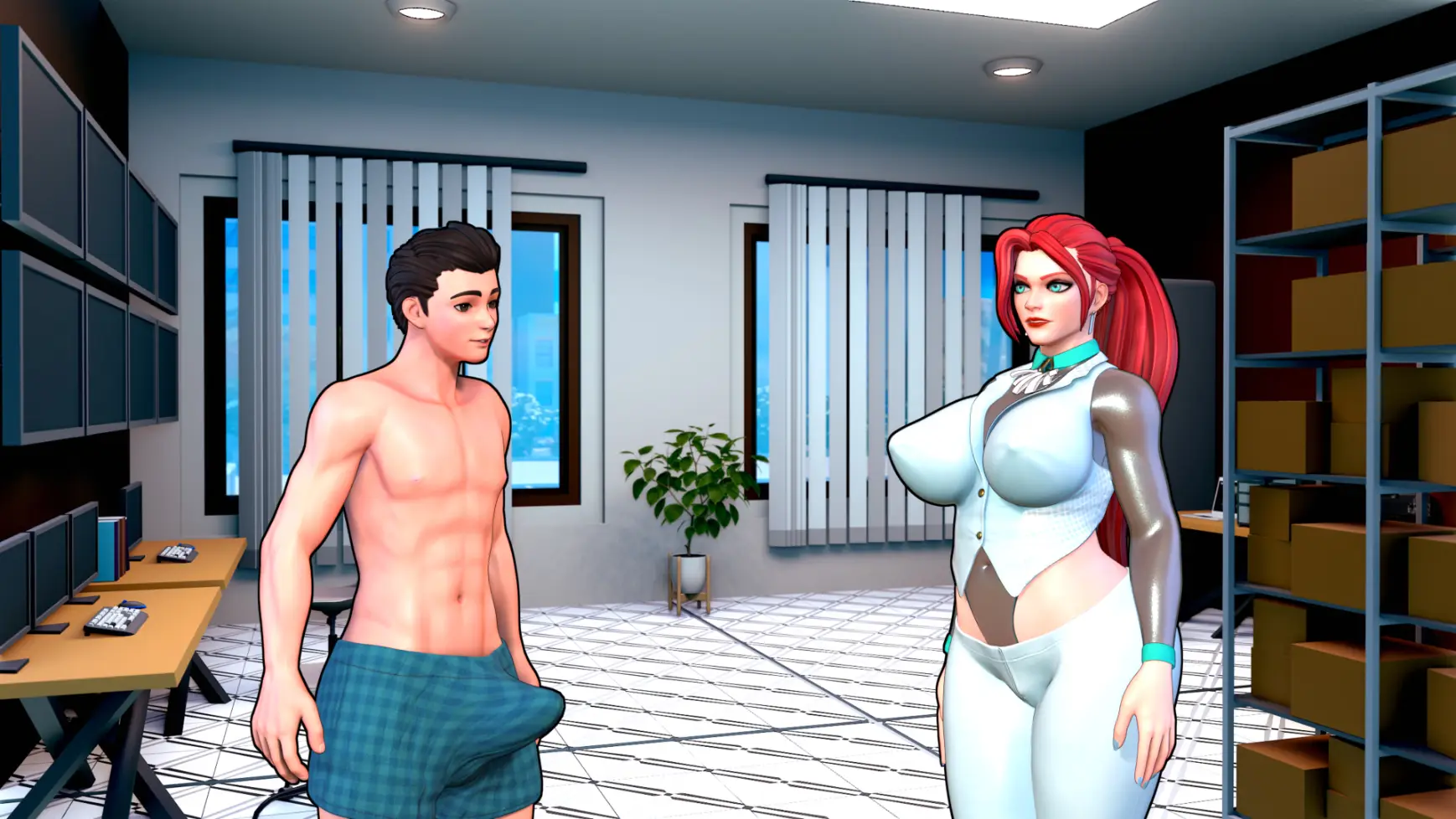 Kandy Grant Hotel gameplay screenshot 12 (Ren'Py adult game) by KandyClub – free download