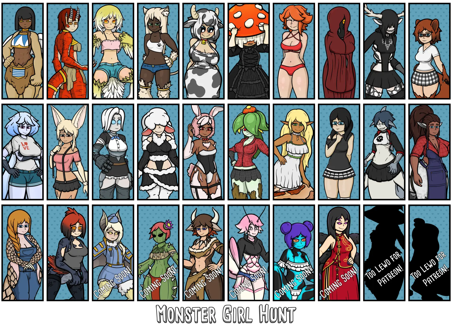 Monster Girl Hunt gameplay screenshot 5 (Unity adult game) by Tiny Devil Studio – free download