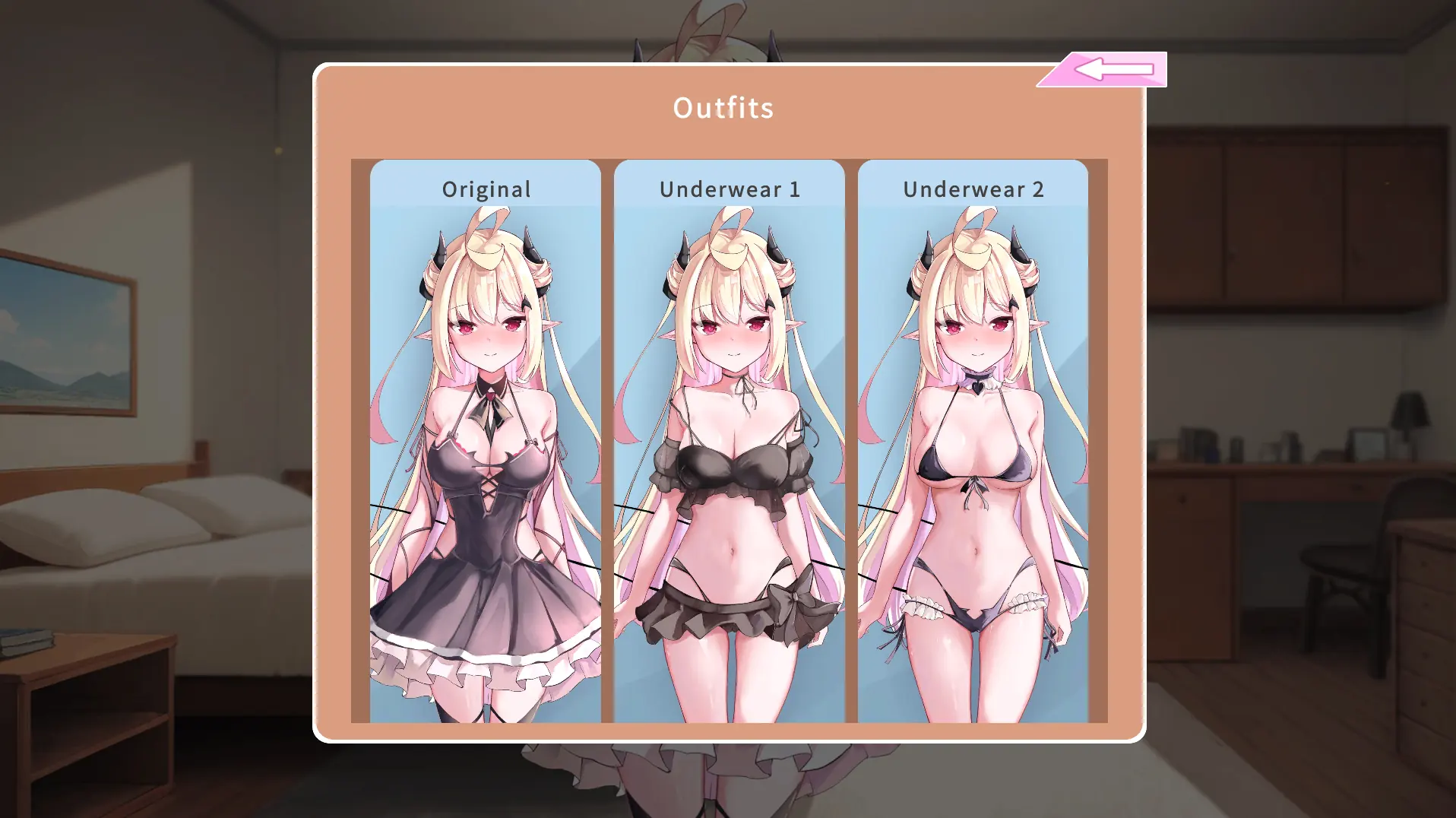 My Lovable Demon gameplay screenshot 7 (Unity adult game) by Pink Tea – free download