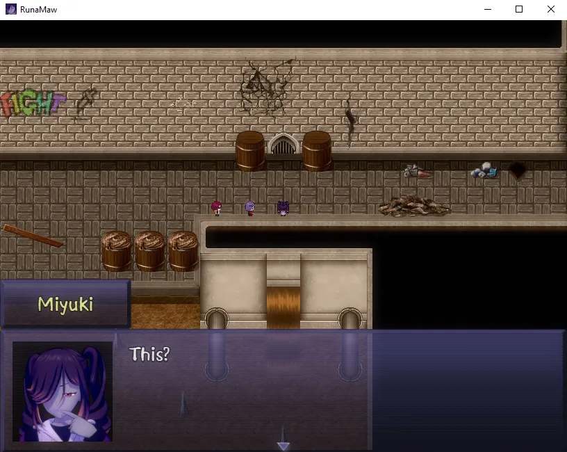 RunaMaw gameplay screenshot 12 (RPGM adult game) by CroxKoi – free download