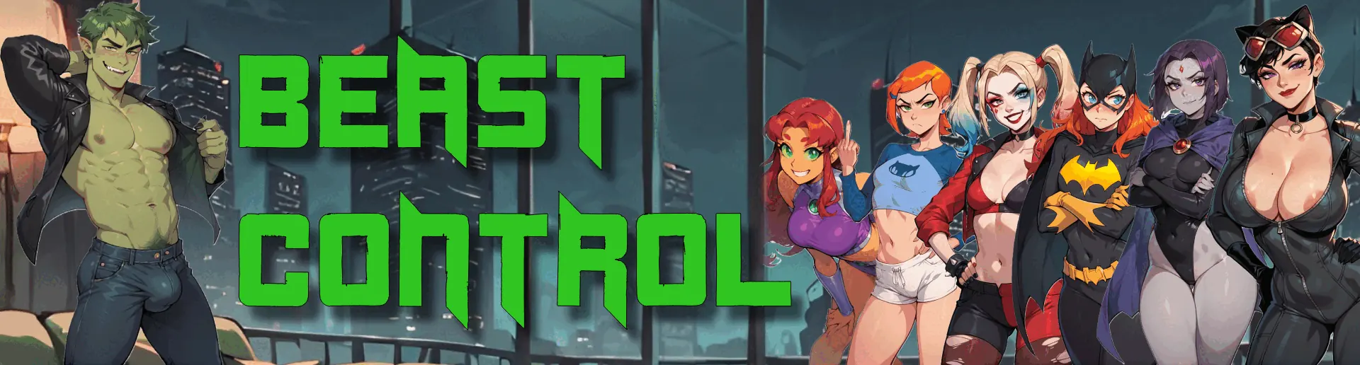 Beast Control cover 6.0.0 – Ren'Py adult game by Anti-Villain Games free download