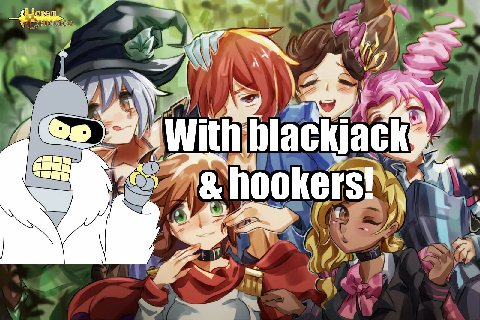 Harem Collector: Blackjack and Hookers cover 0.61.1 – RPGM adult game by Cazador Games free download