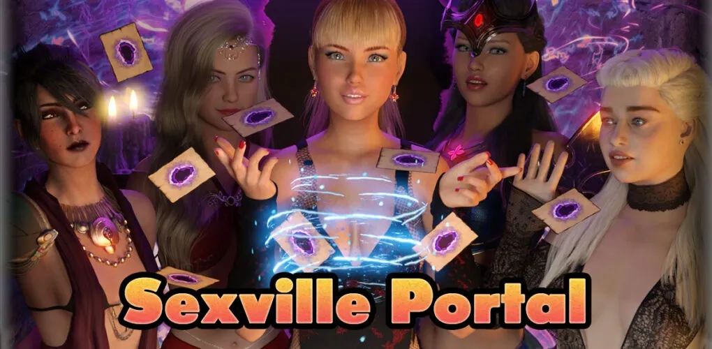 Sexville Portal cover 0.11 – Ren'Py adult game by Sexville Games free download