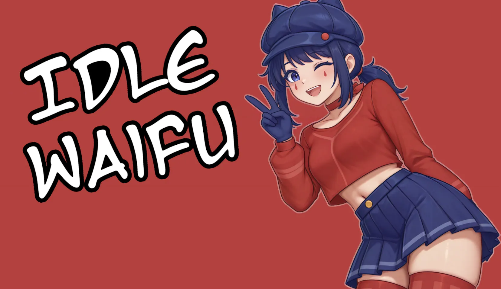 Idle Waifu cover 3.0 – Ren'Py adult game by Hizaki free download