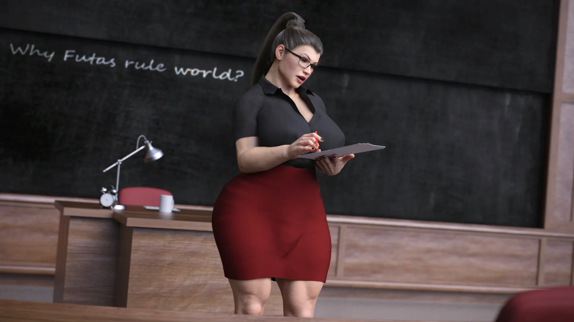 Las Futas gameplay screenshot 6 (Ren'Py adult game) by SM Futa Studio – free download