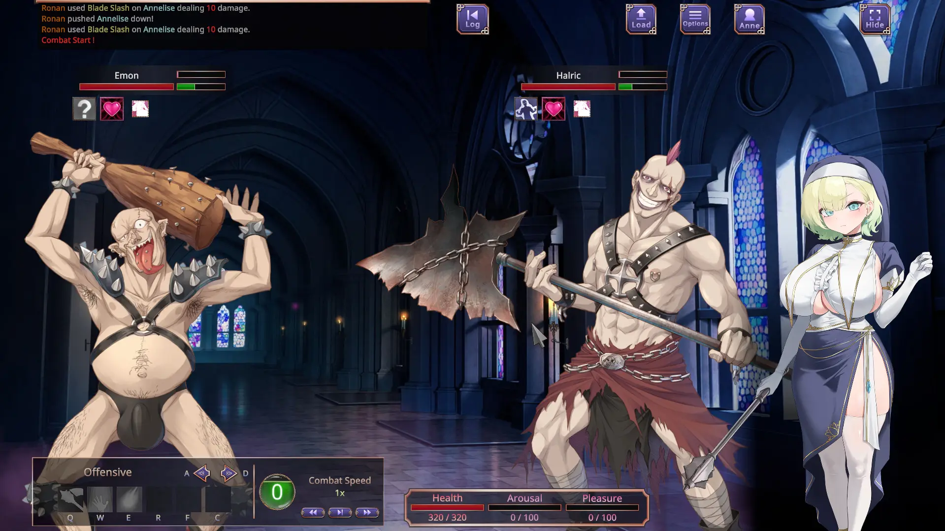 Castle of Vice gameplay screenshot 6 (Ren'Py adult game) by Wove Wolf – free download