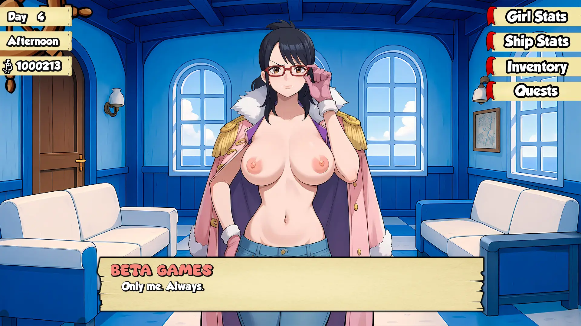 Lewd Piece gameplay screenshot 13 (Ren'Py adult game) by Beta Games – free download