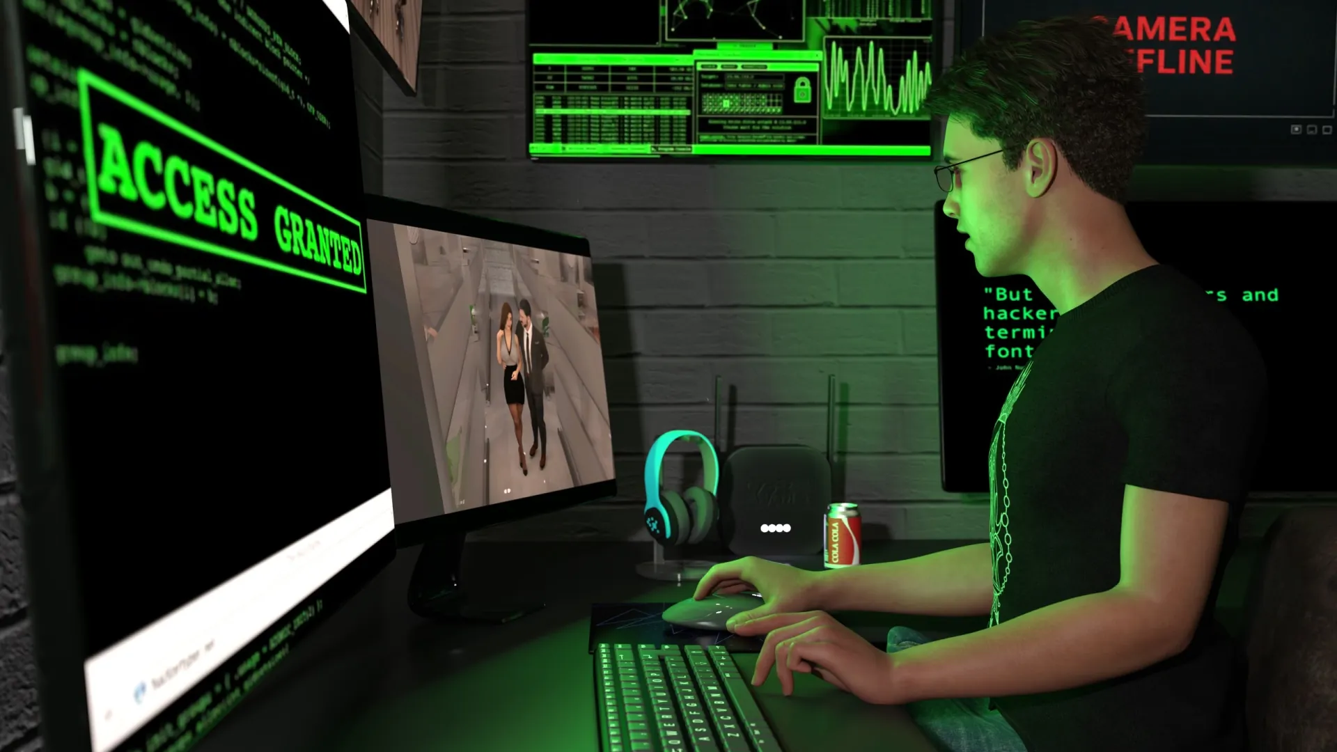 In-Security gameplay screenshot 6 (Ren'Py adult game) by NTR Bakery – free download