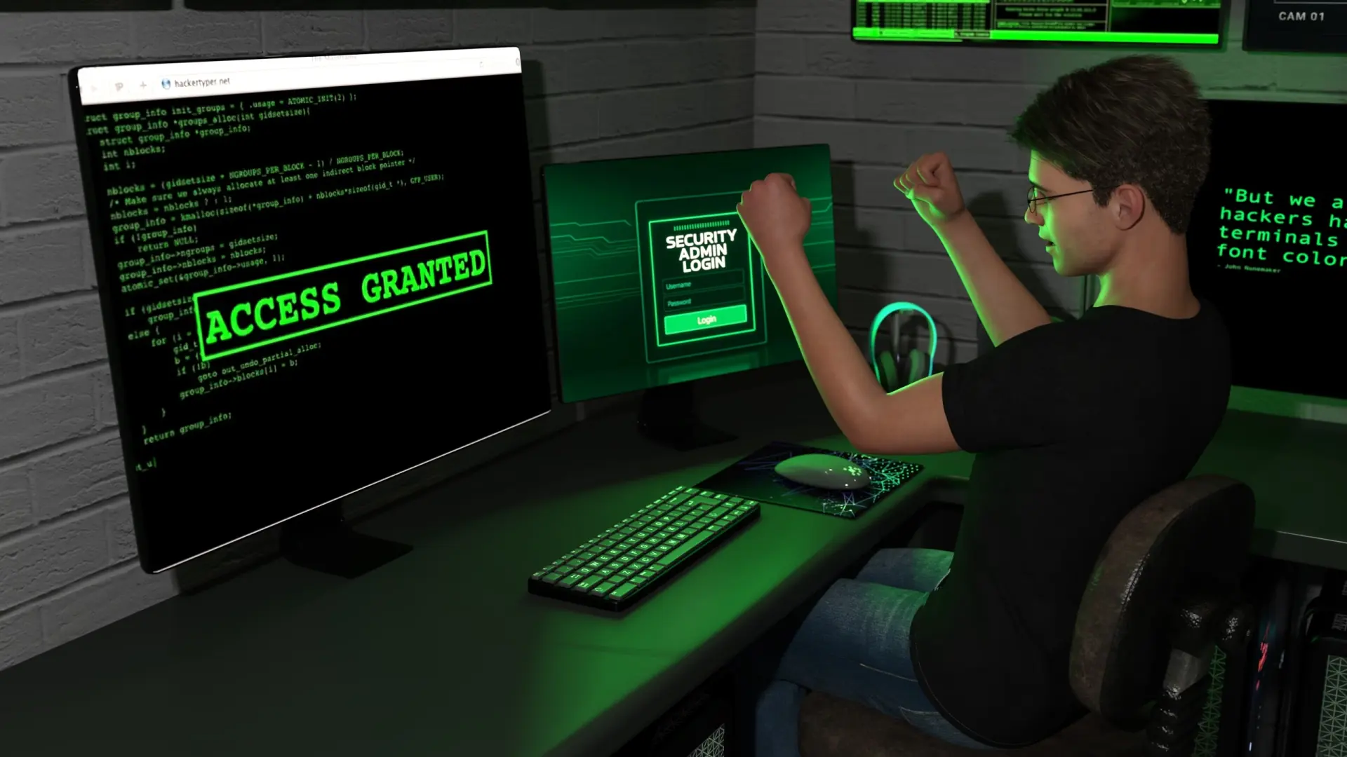 In-Security gameplay screenshot 15 (Ren'Py adult game) by NTR Bakery – free download