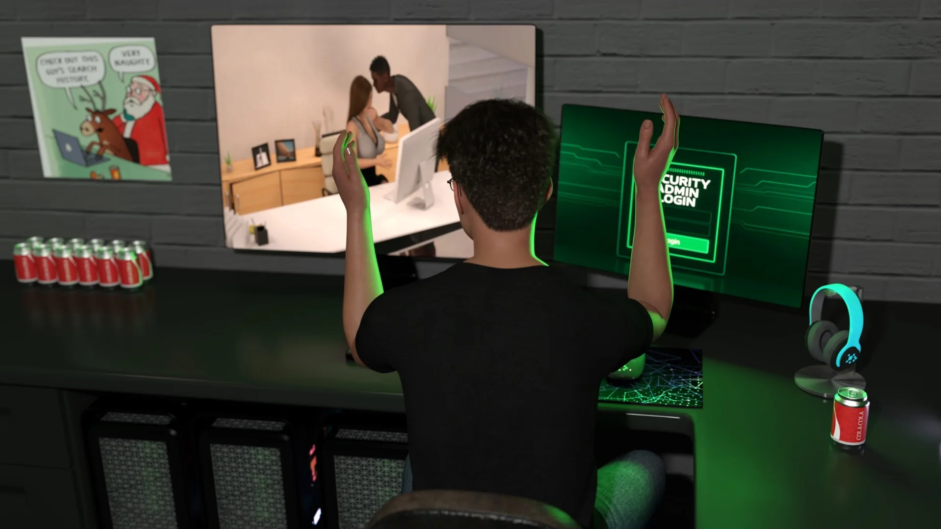 In-Security gameplay screenshot 21 (Ren'Py adult game) by NTR Bakery – free download