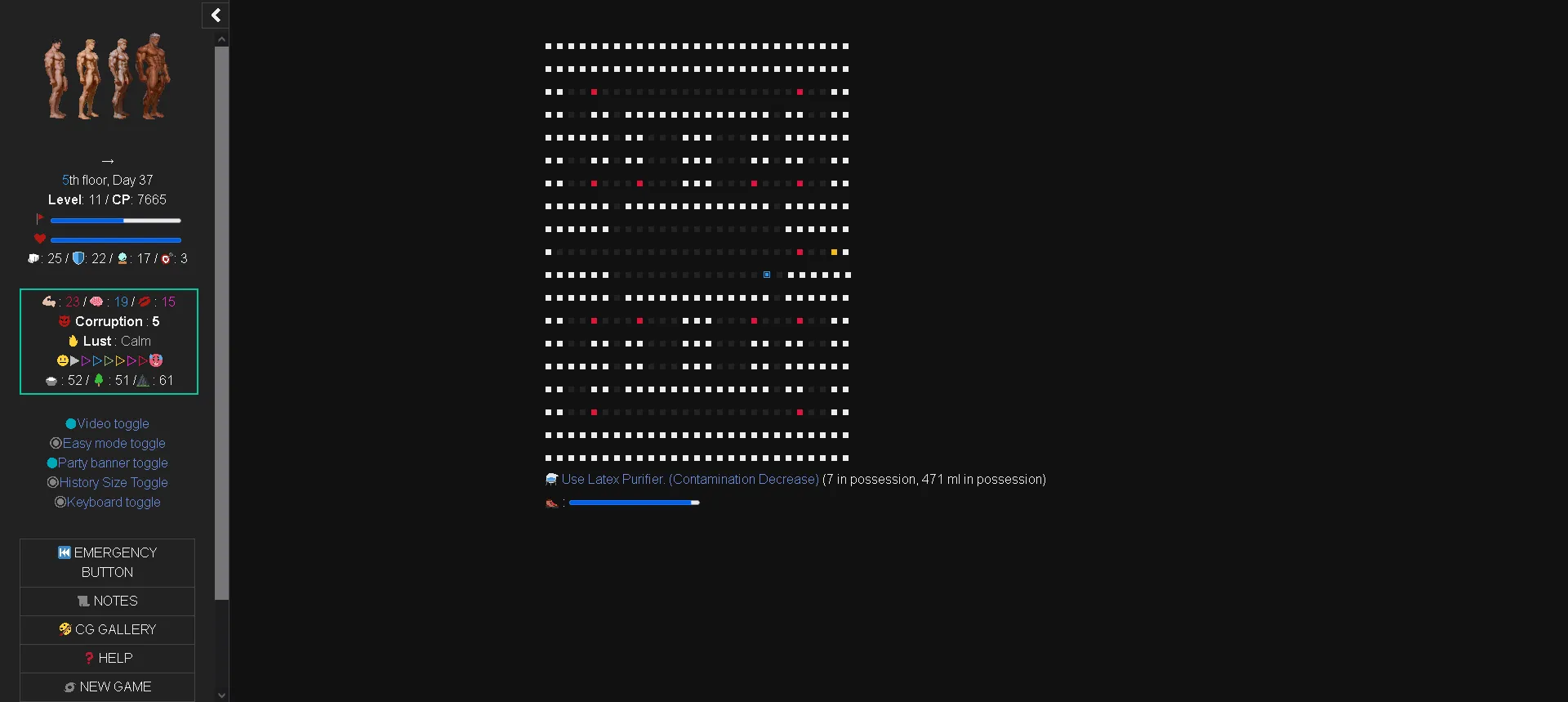 7CP (Escape and Rescue) gameplay screenshot 2 (HTML adult game) by SecretEGGNOG/collide22 – free download