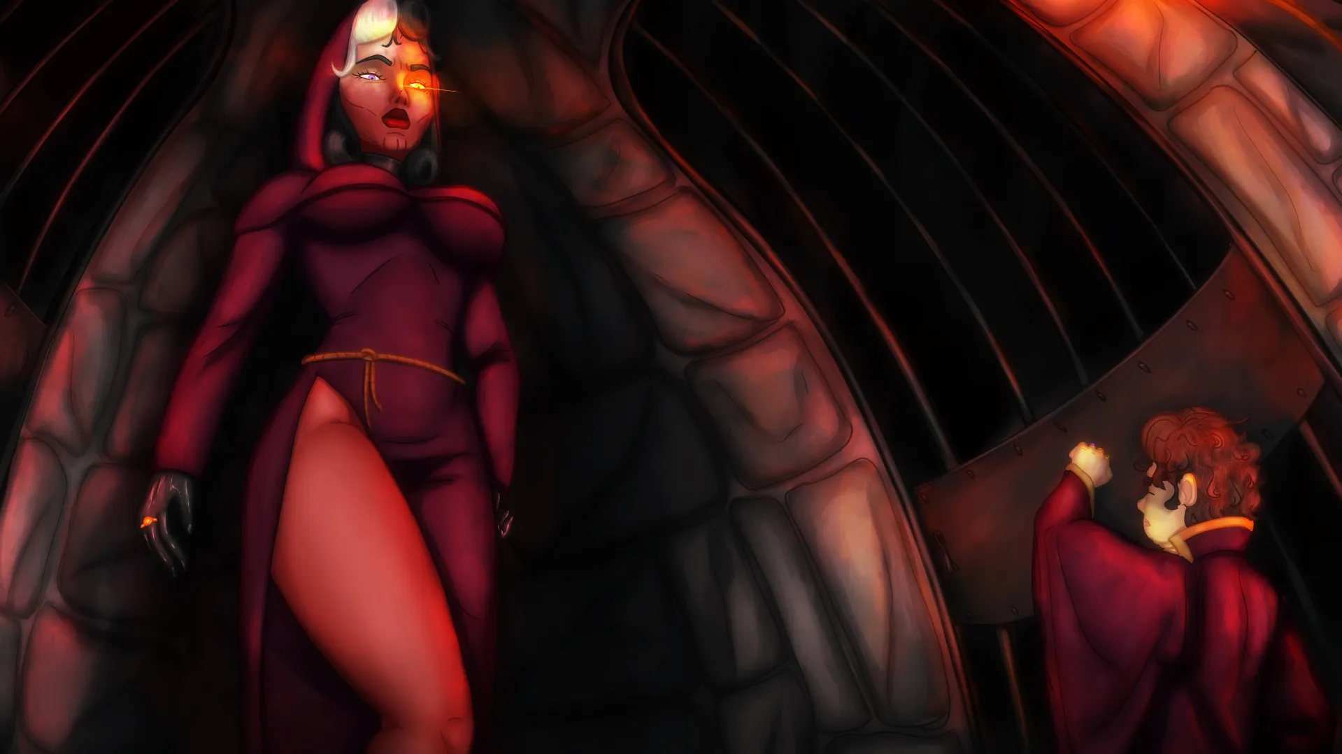 Amberlust gameplay screenshot 2 (Ren'Py adult game) by NabitoWorks – free download