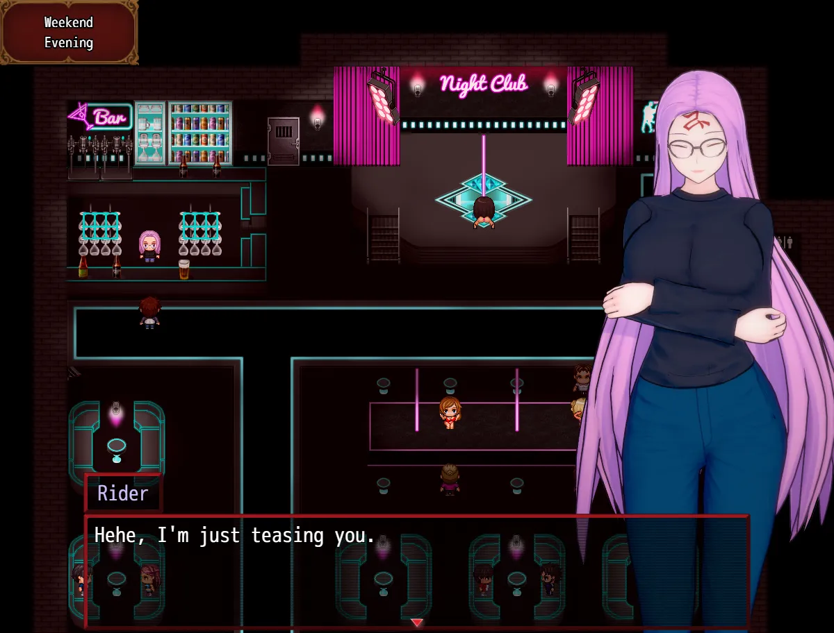 Fate/Stray Night gameplay screenshot 5 (RPGM adult game) by Kuddepudde – free download