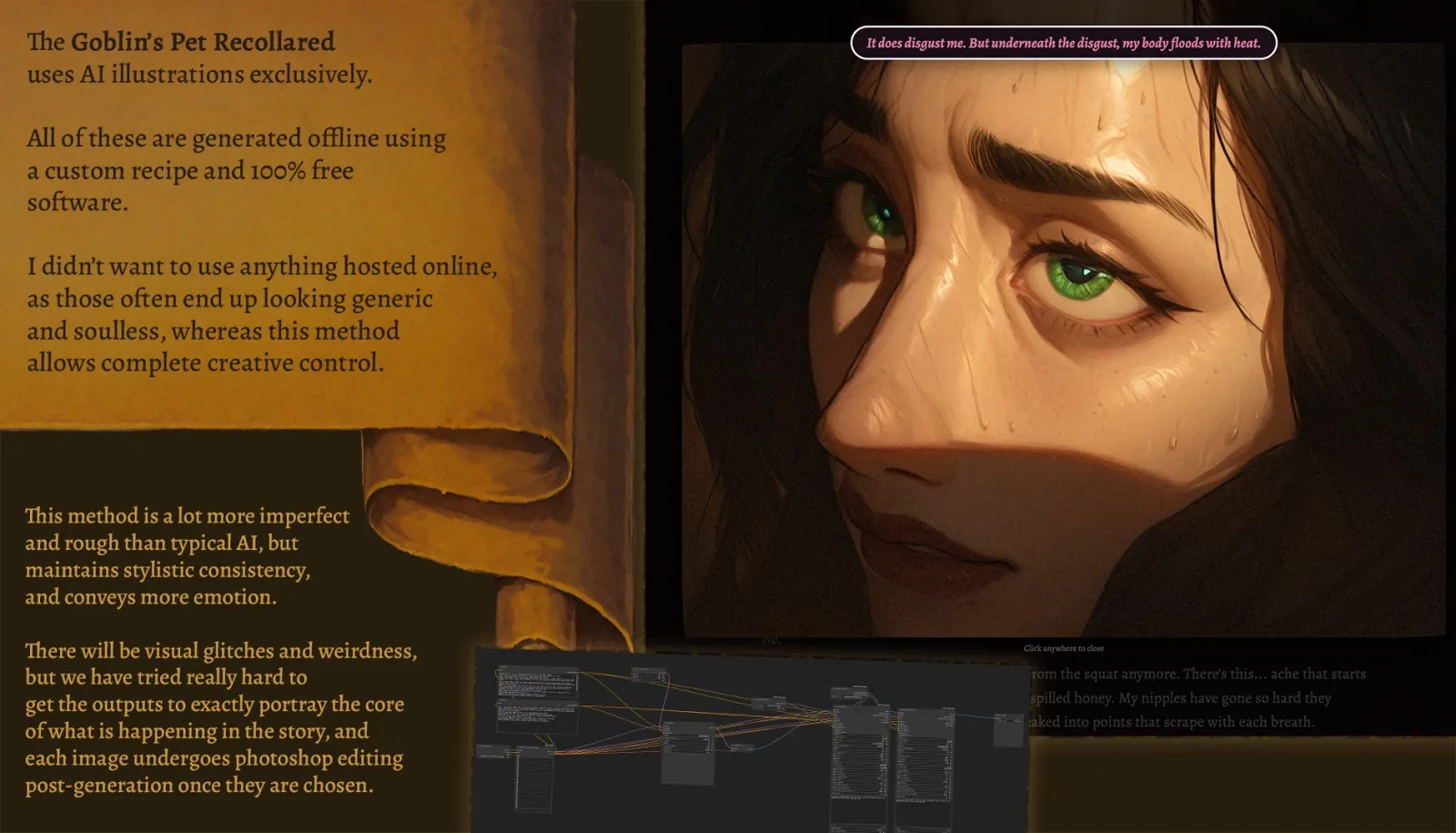 The Goblin’s Pet – Recollared gameplay screenshot 8 (HTML adult game) by Aphrodite – free download