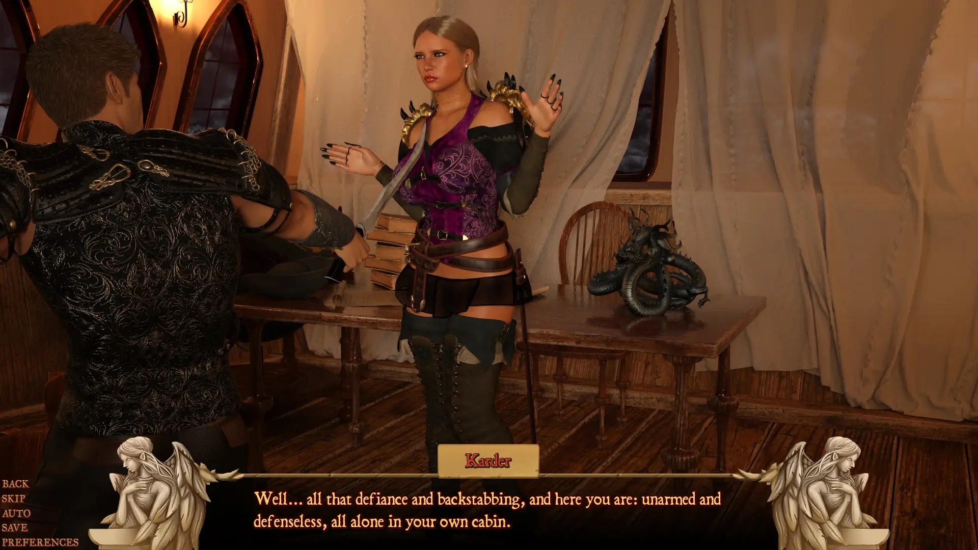 Vae Victis – Khan: Conquer, Ravish, Breed gameplay screenshot 10 (Ren'Py adult game) by DoorKnob22 – free download