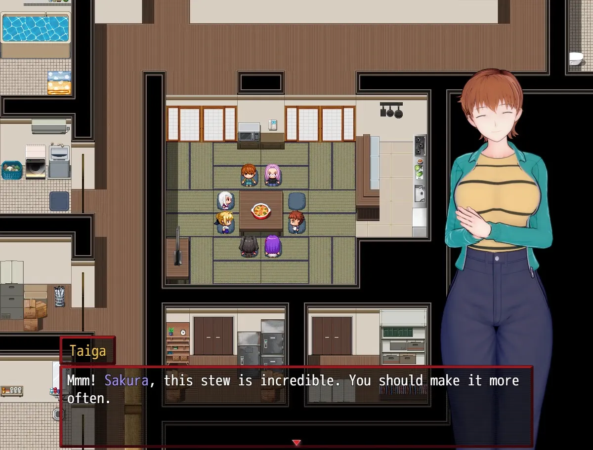 Fate/Stray Night gameplay screenshot 1 (RPGM adult game) by Kuddepudde – free download