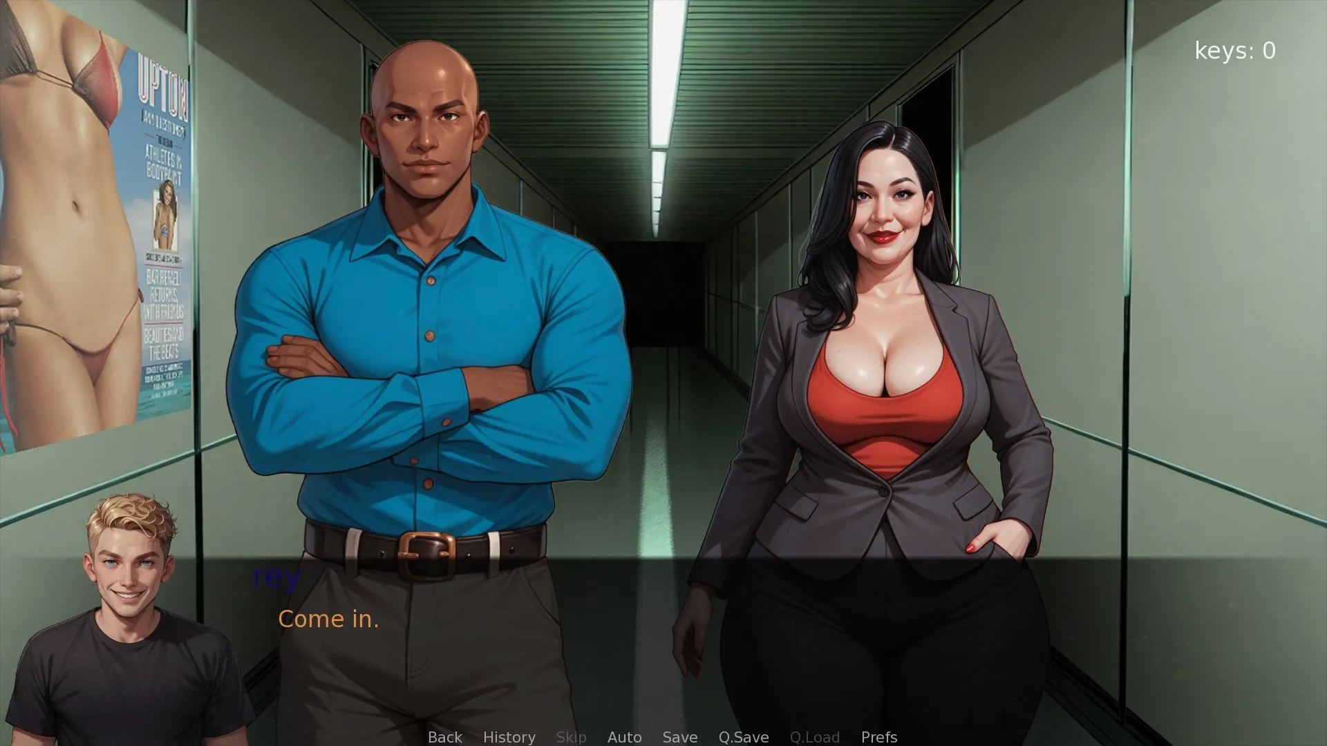 Interview Desires gameplay screenshot 3 (Ren'Py adult game) by caocaoart – free download