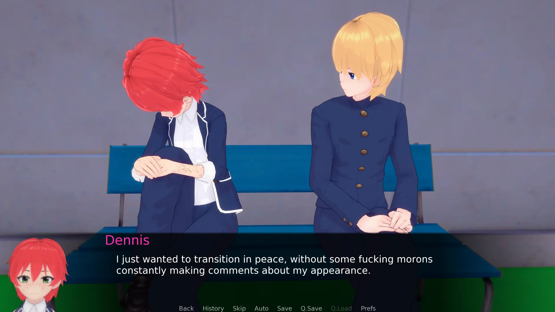White Boy Summer gameplay screenshot 3 (Ren'Py adult game) by PallasManul – free download