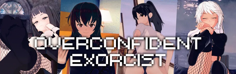 Overconfident Exorcist cover 1.08 – RPGM adult game by MudBeu free download