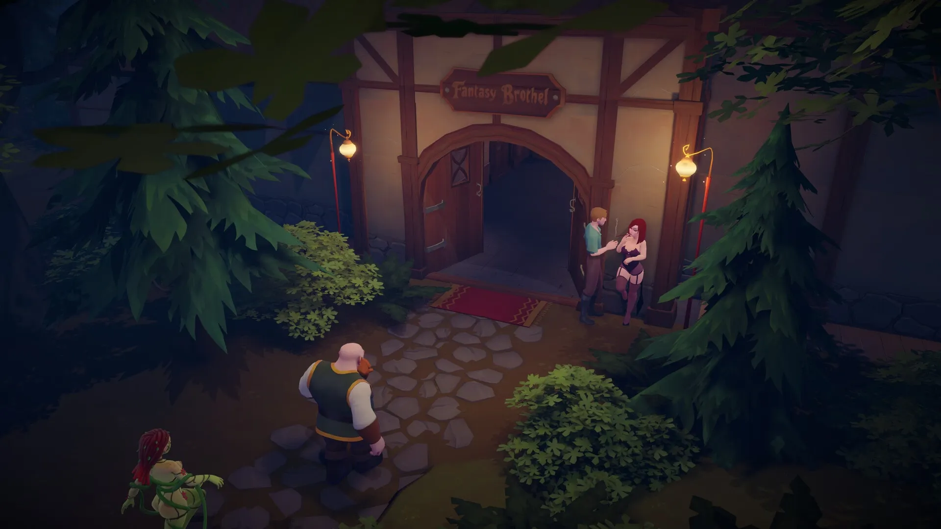 Fantasy Brothel Manager gameplay screenshot 2 (Unity adult game) by Eki-Eki-Eki – free download