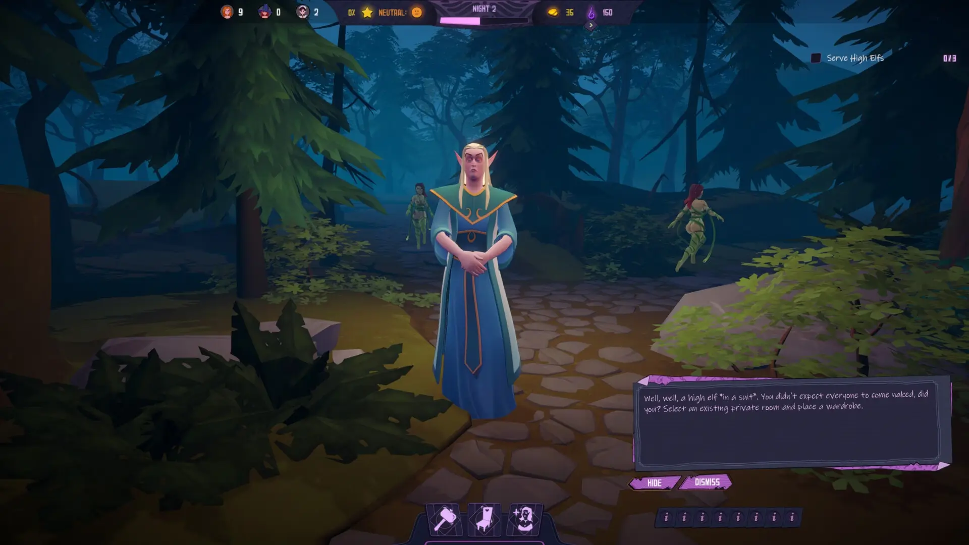 Fantasy Brothel Manager gameplay screenshot 6 (Unity adult game) by Eki-Eki-Eki – free download