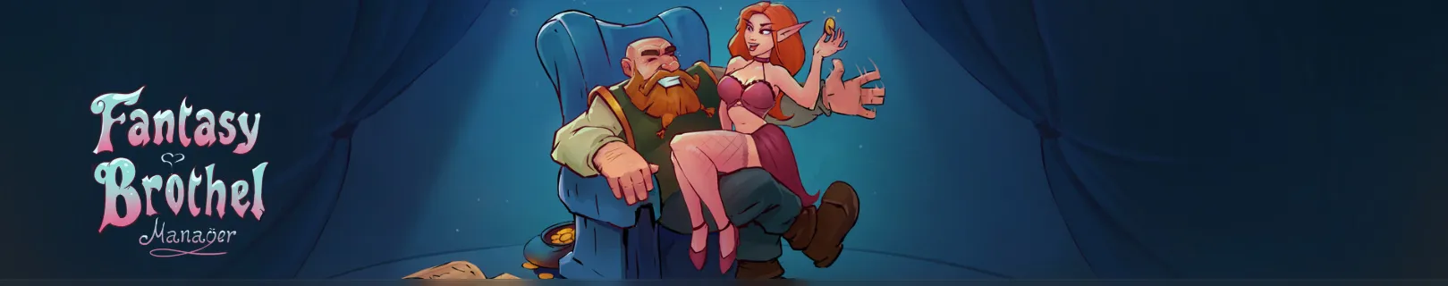 Fantasy Brothel Manager cover 0.3.1 – Unity adult game by Eki-Eki-Eki free download
