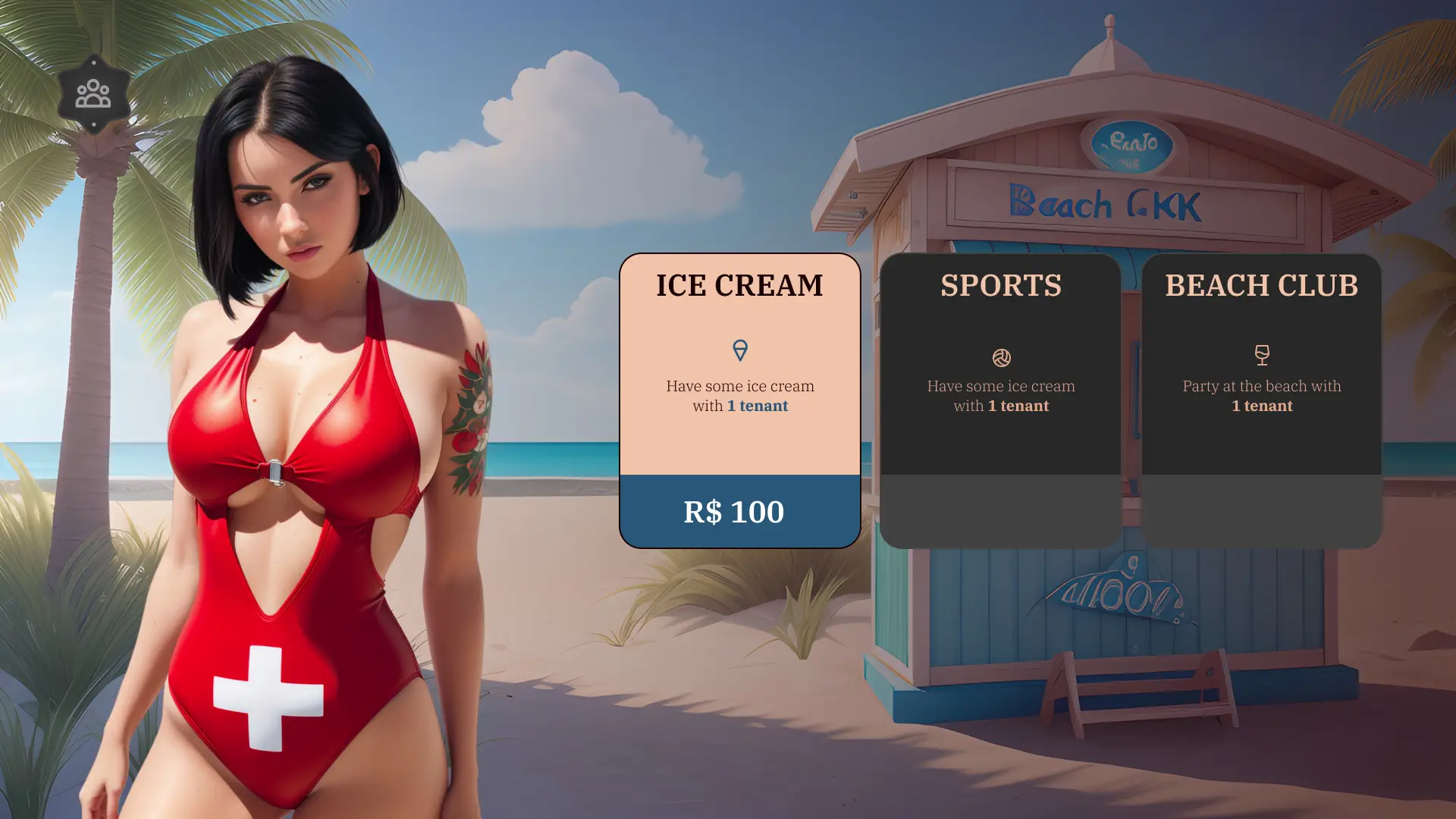 Sinful Spaces gameplay screenshot 2 (Others adult game) by Naughty Duo – free download