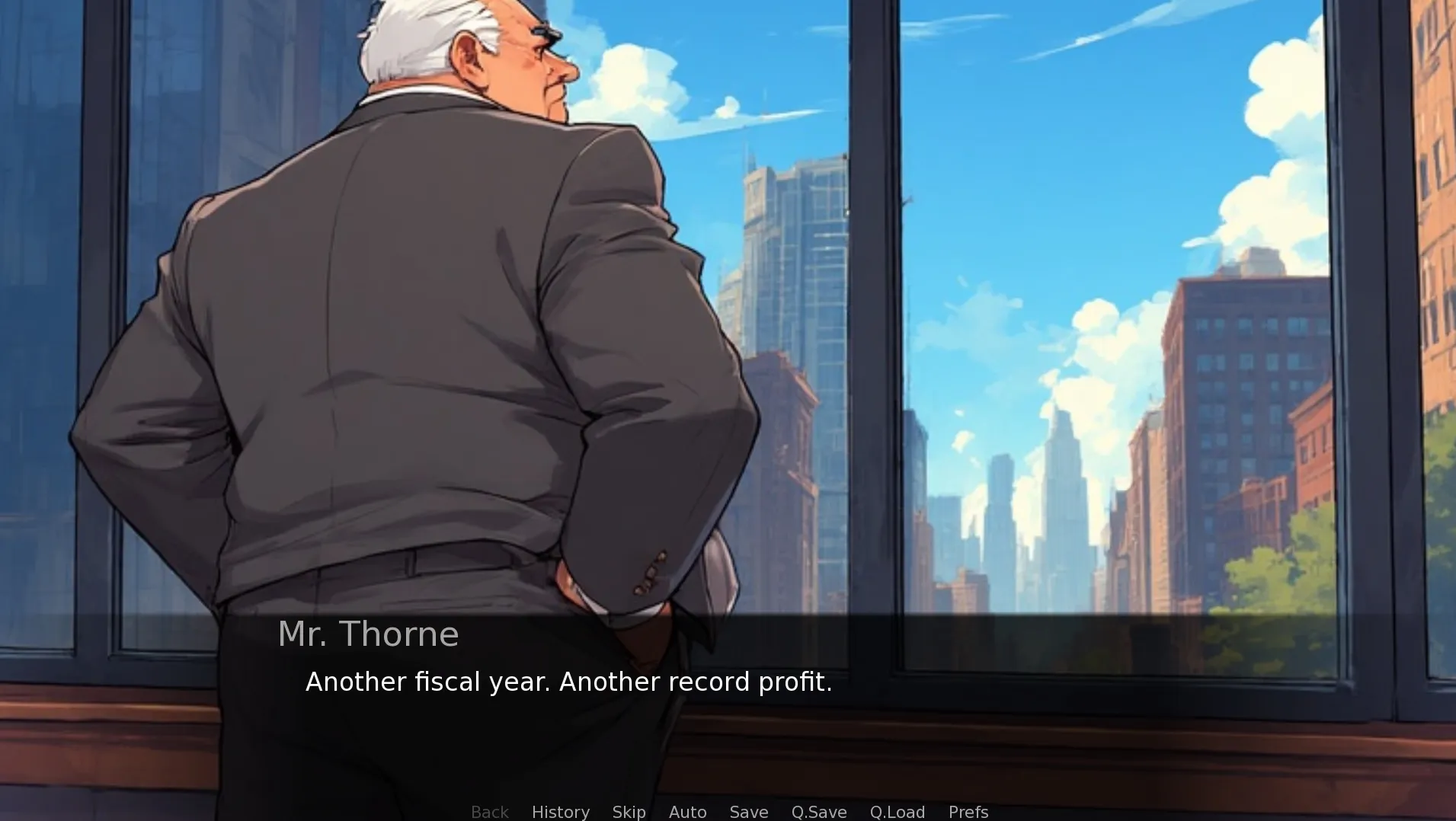 Mr. Thorne’s Office gameplay screenshot 3 (Ren'Py adult game) by kzfol – free download