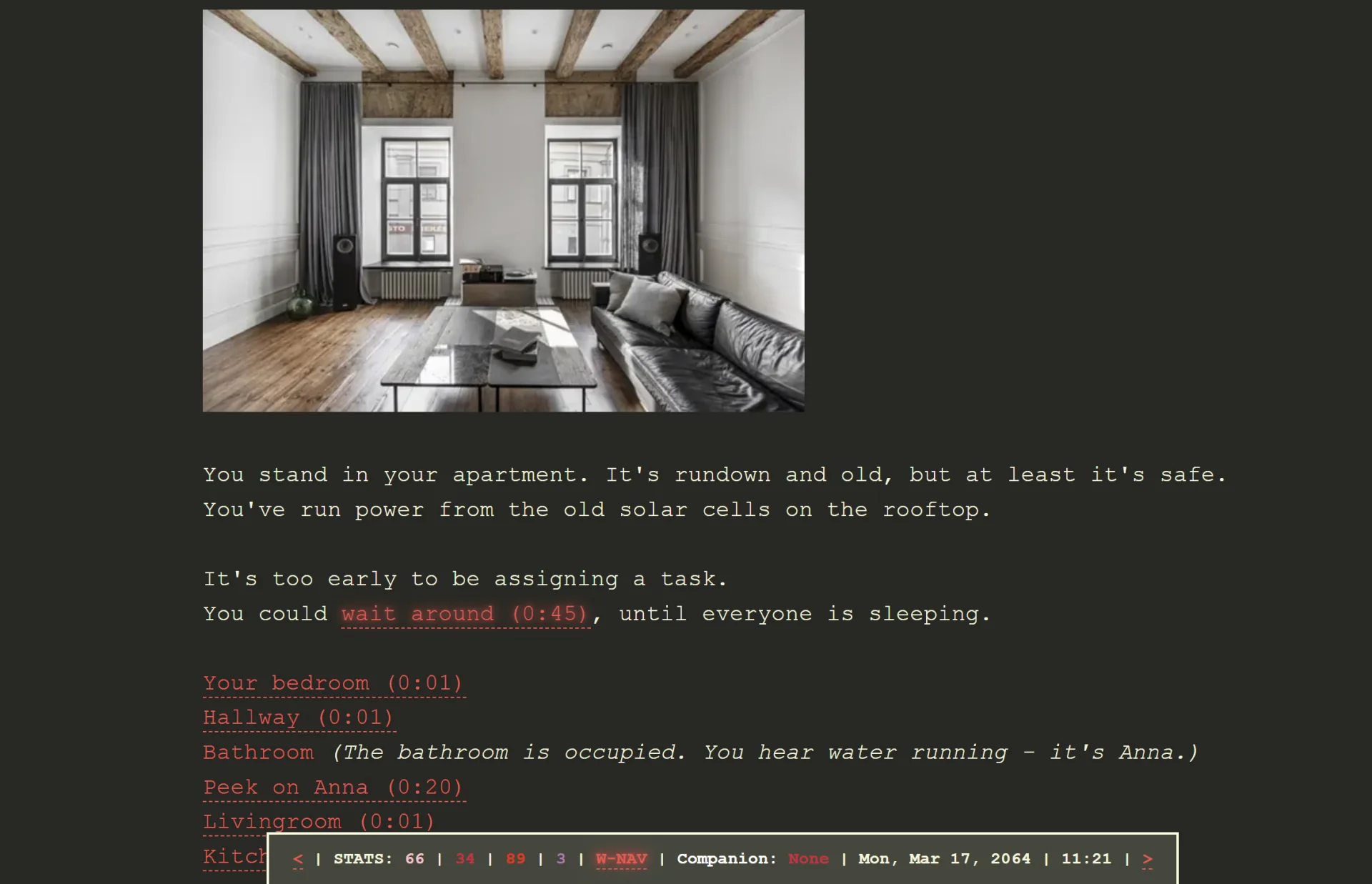 Fractured Fantasies gameplay screenshot 2 (HTML adult game) by Nota Bao – free download