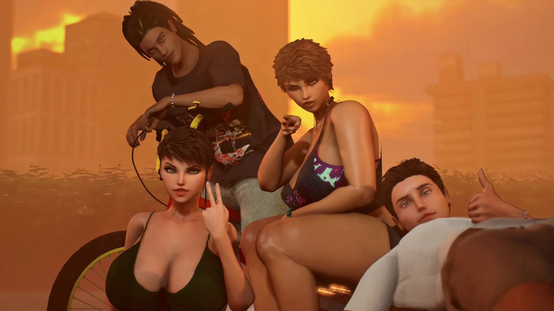 The Wants of Summer gameplay screenshot 1 (Ren'Py adult game) by GoldenGob – free download