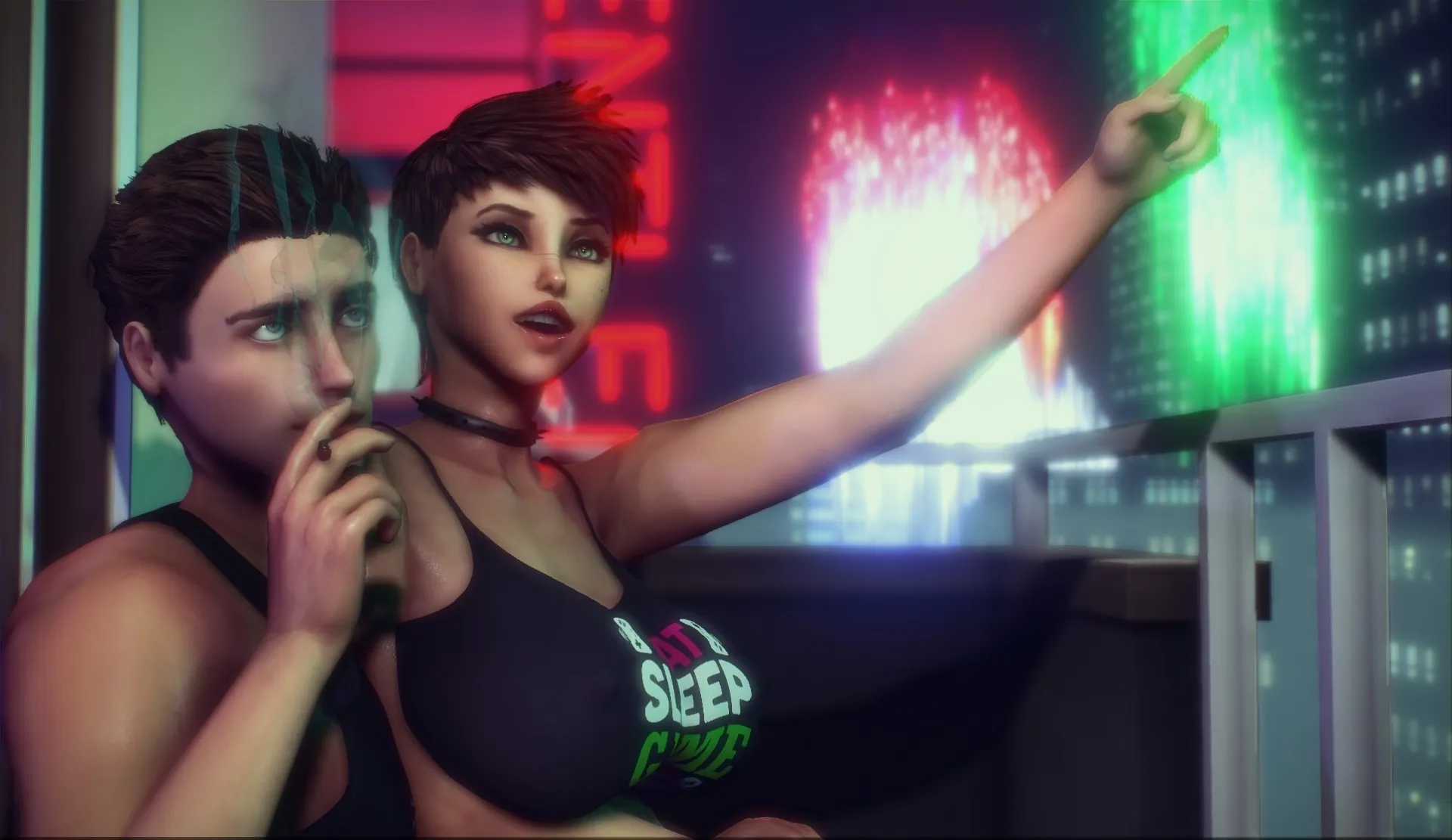 The Wants of Summer gameplay screenshot 8 (Ren'Py adult game) by GoldenGob – free download