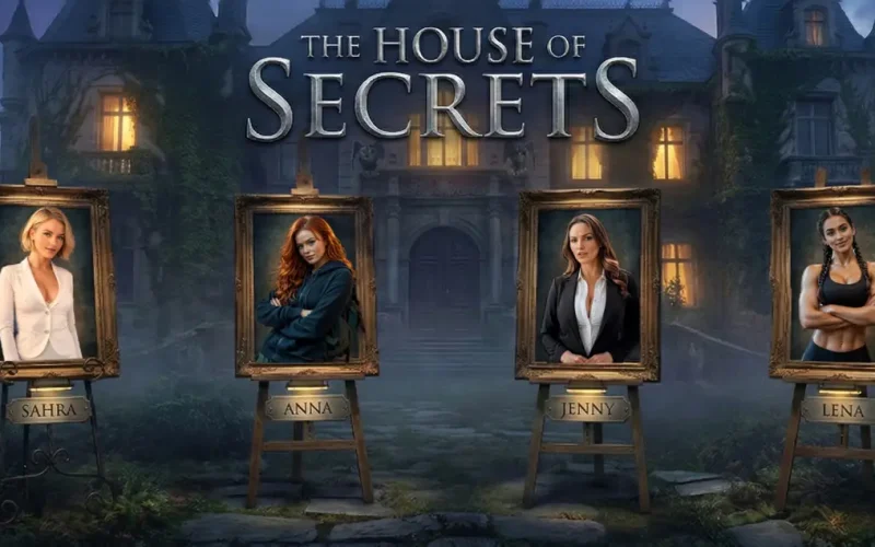 The House of Secrets cover 0.9.0 – Ren'Py adult game by Virtual Date Gaming free download