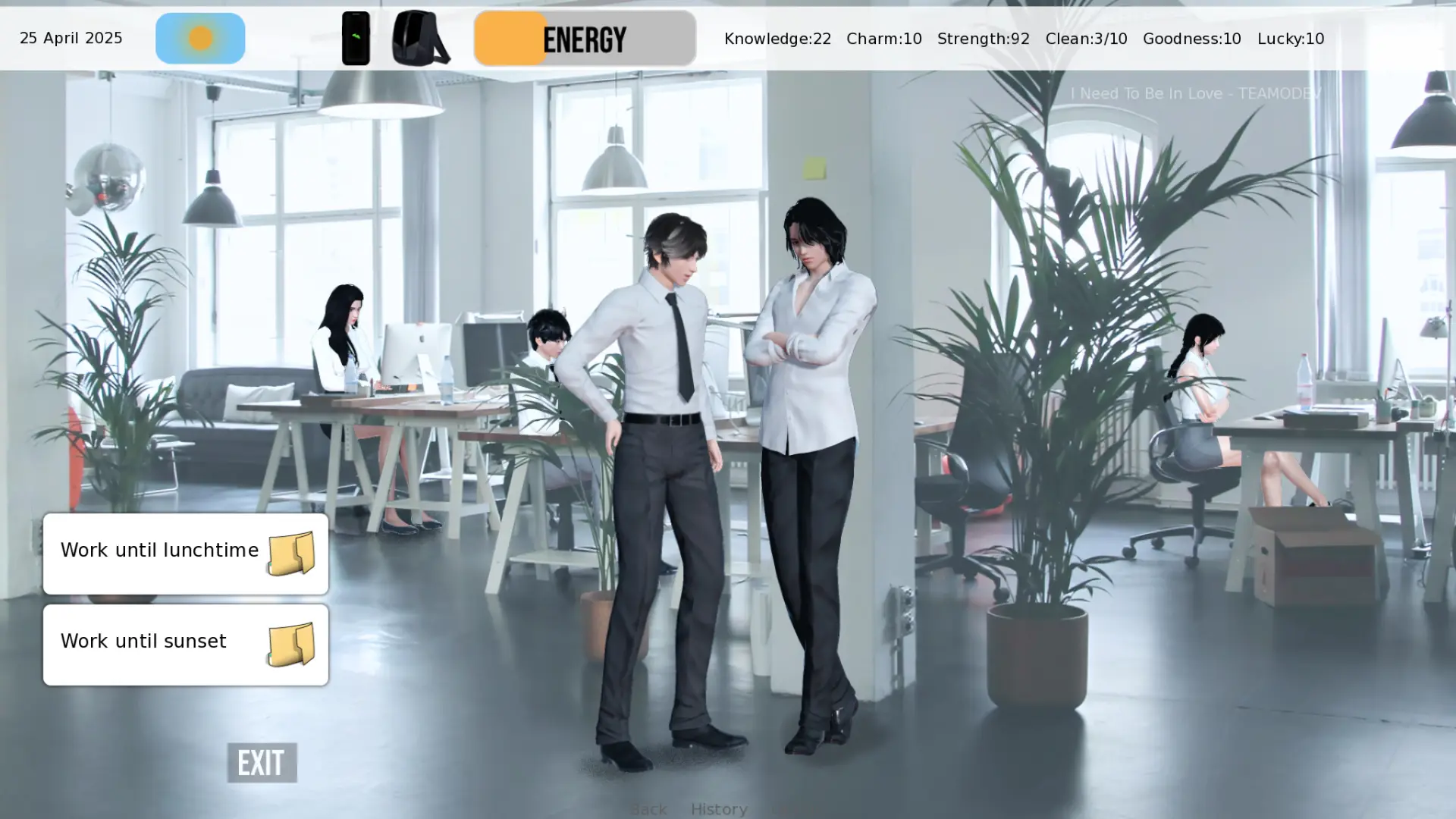 I Need to Be in Love gameplay screenshot 11 (Ren'Py adult game) by TEAMODEV – free download
