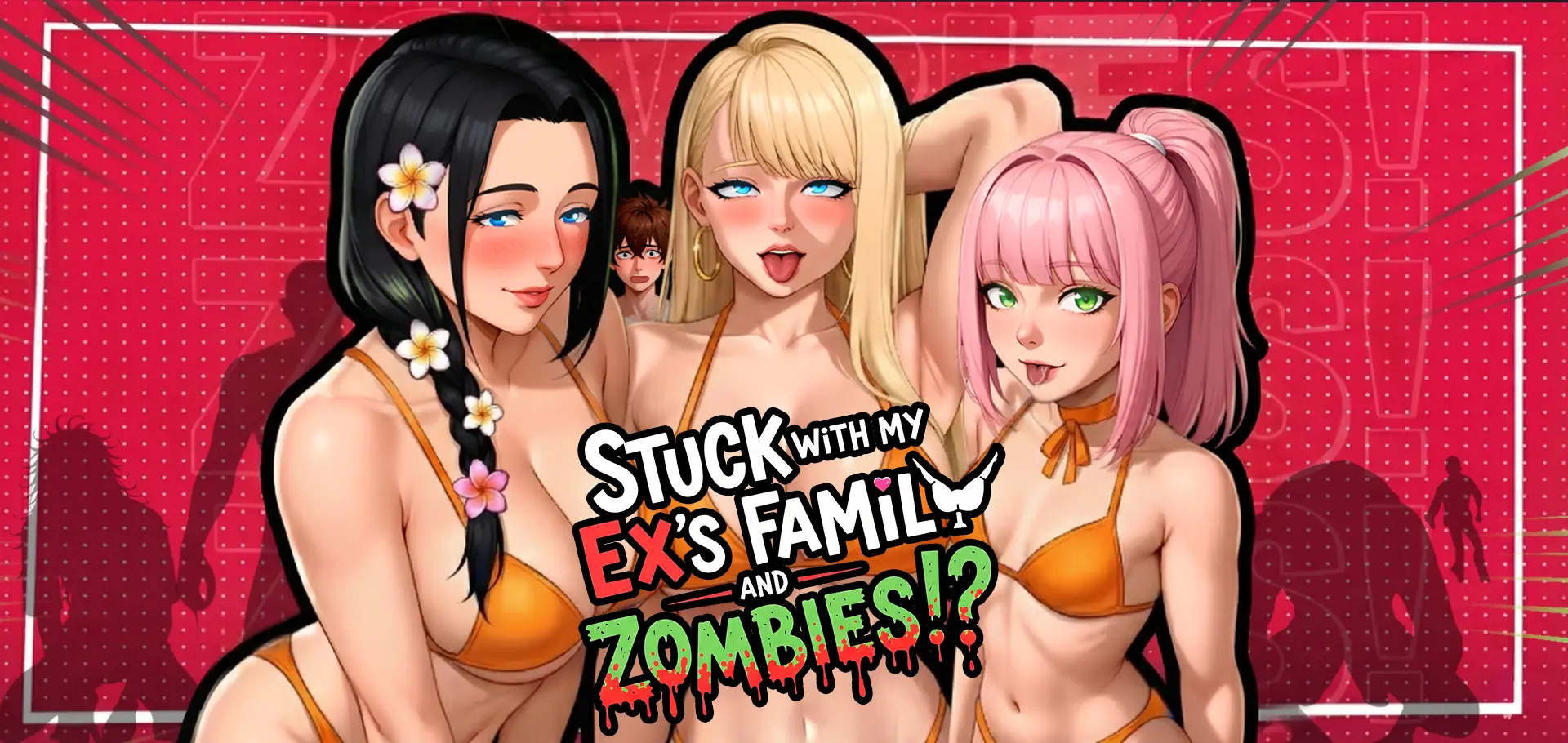 Stuck with My Ex’s Family and Zombies!? cover 2.7a DLC – Ren'Py adult game by Puushi Sama & EmperoXXX free download