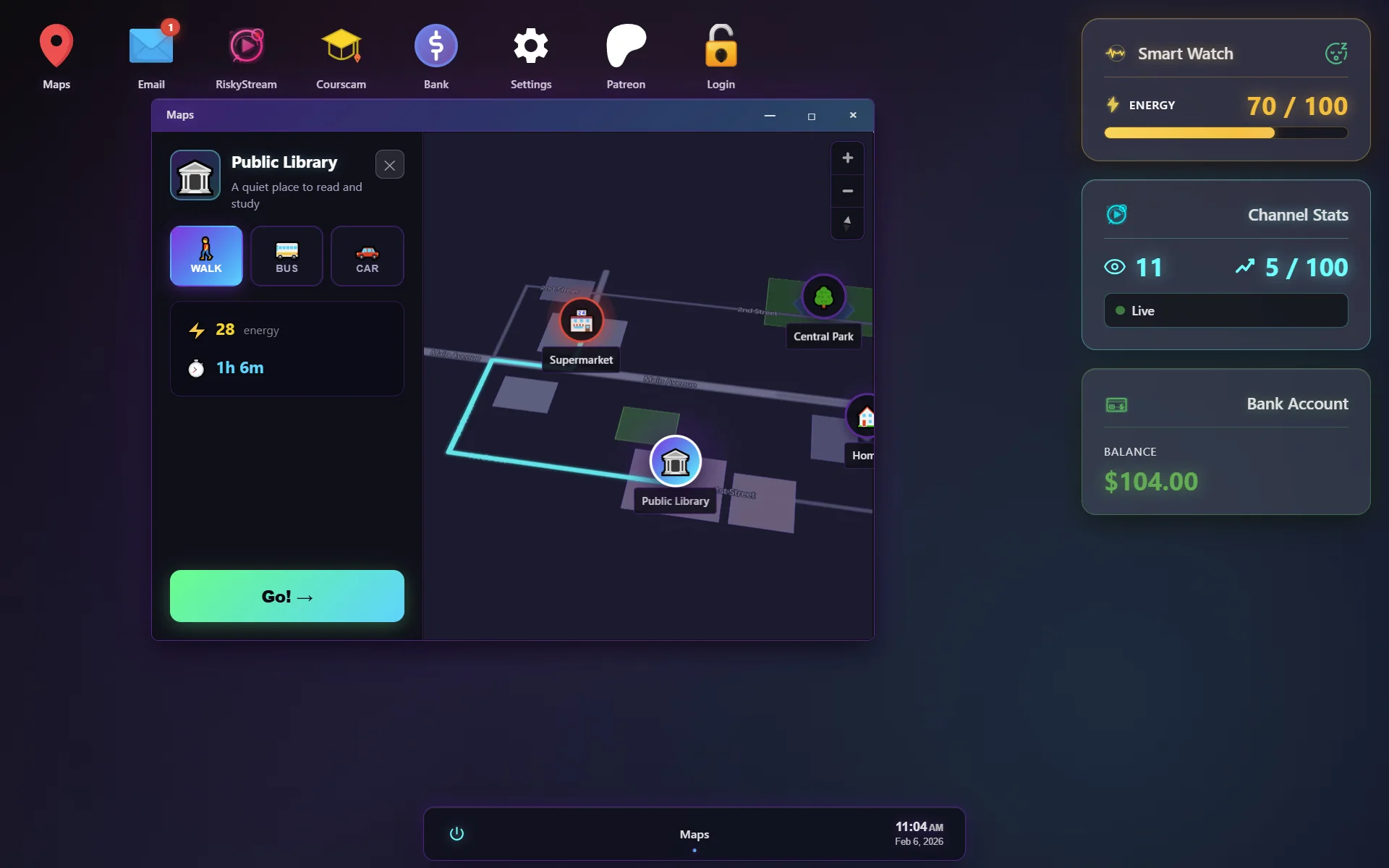 Risky Stream gameplay screenshot 6 (HTML adult game) by Pedantus – free download